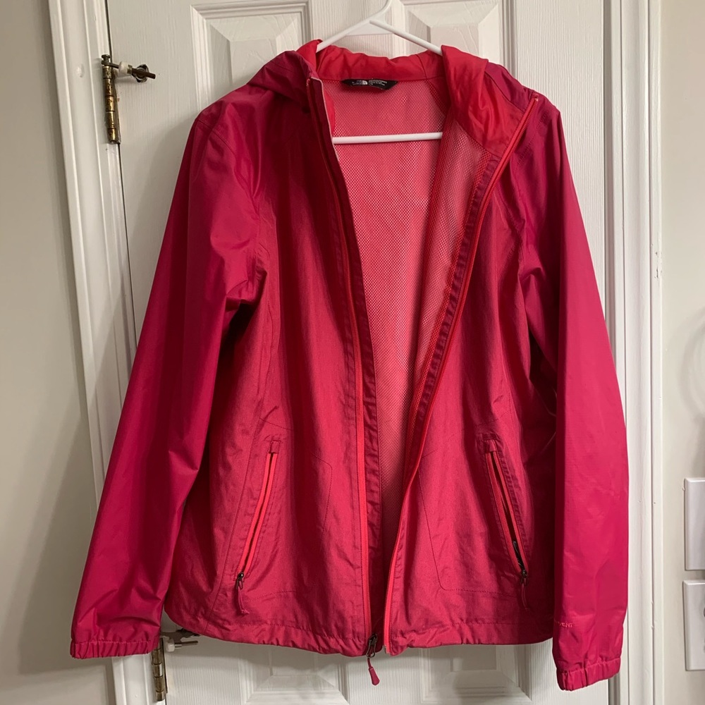 Pink Northface Rain Jacket